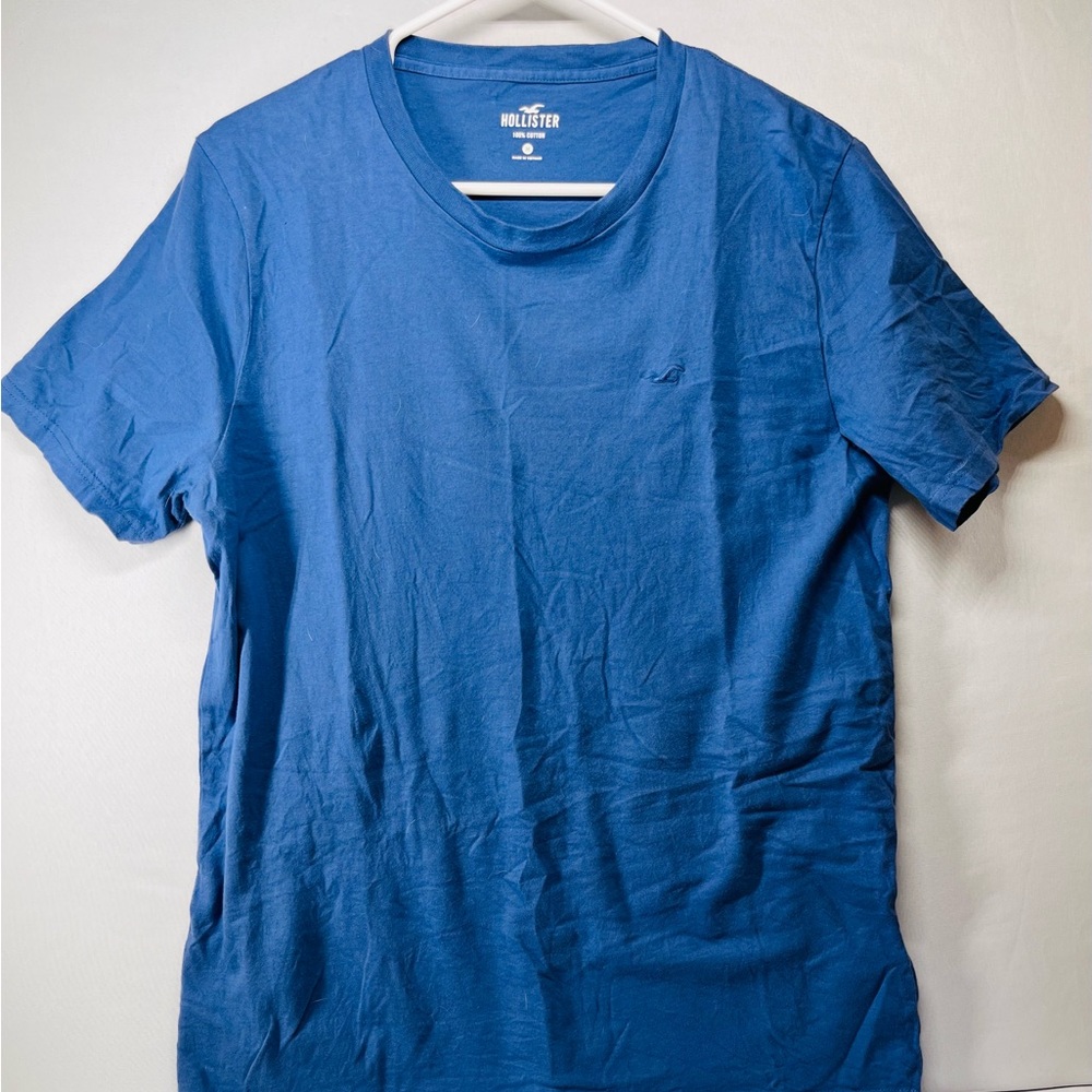 Hollister Men's Short Sleeve Tee‎ in Blue